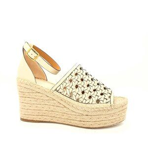 NEW Tory Burch Womens Wedge Sandals Size 10 Bohemian Cottagecore Luxury Designer